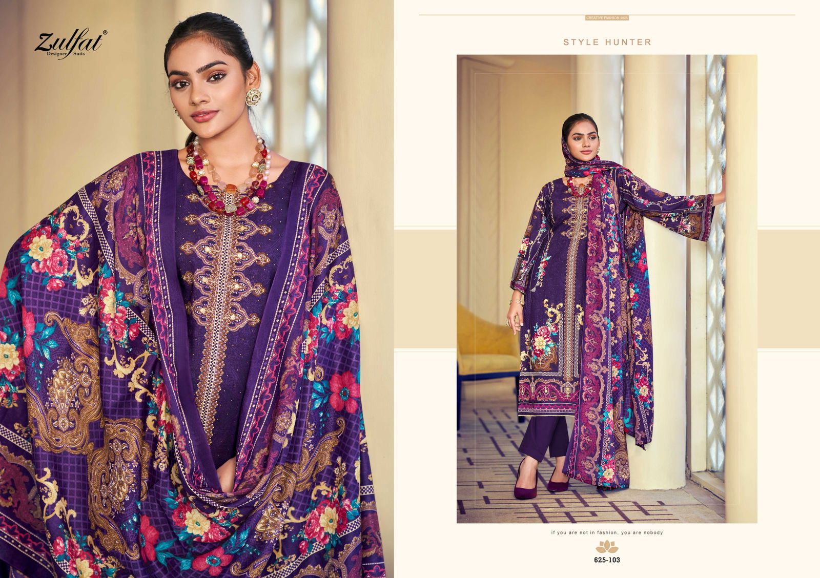 Kalki By Zulfat Viscose Printed Pakistani Dress Material Suppliers In India